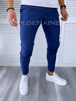 Pantaloni barbati casual regular fit bleumarin B1753 27-2 E~